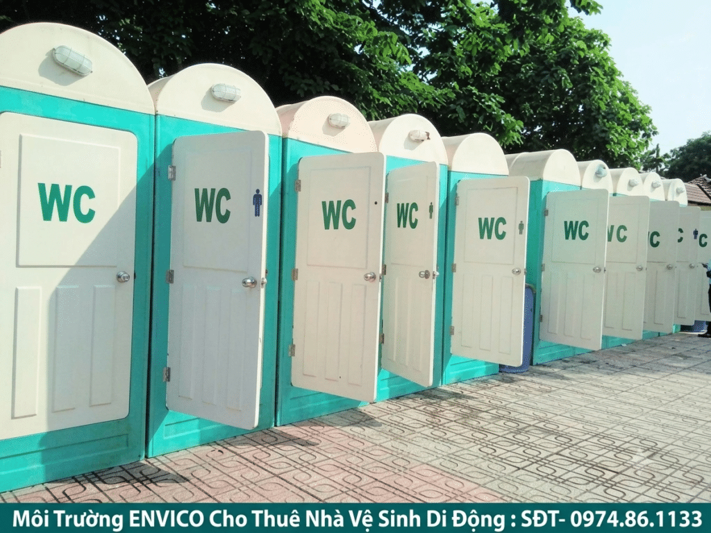 Cho thuê nhà vệ sinh di động Mỹ Đức