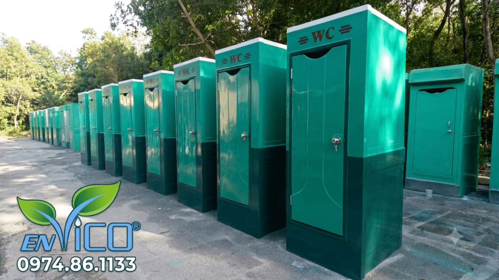 Cho thuê nhà vệ sinh di động Mê Linh